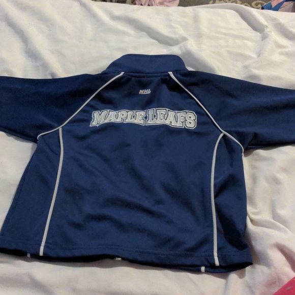 NHL Leafs Toddler Jacket 18 months dark navy blue. - Picture 2 of 7